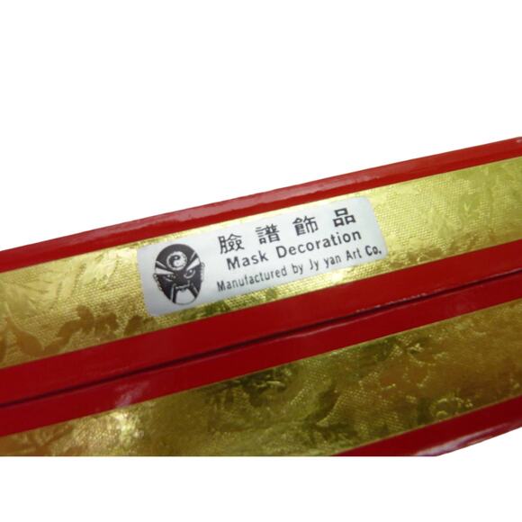 Vintage Chinese Opera Face Painting Miniatures Masks Collectible Decorative Art - Picture 7 of 9